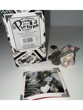 VTG Kim Anderson Pretty As A Picture Figurine You Ought To Be In Pictures Enesco
